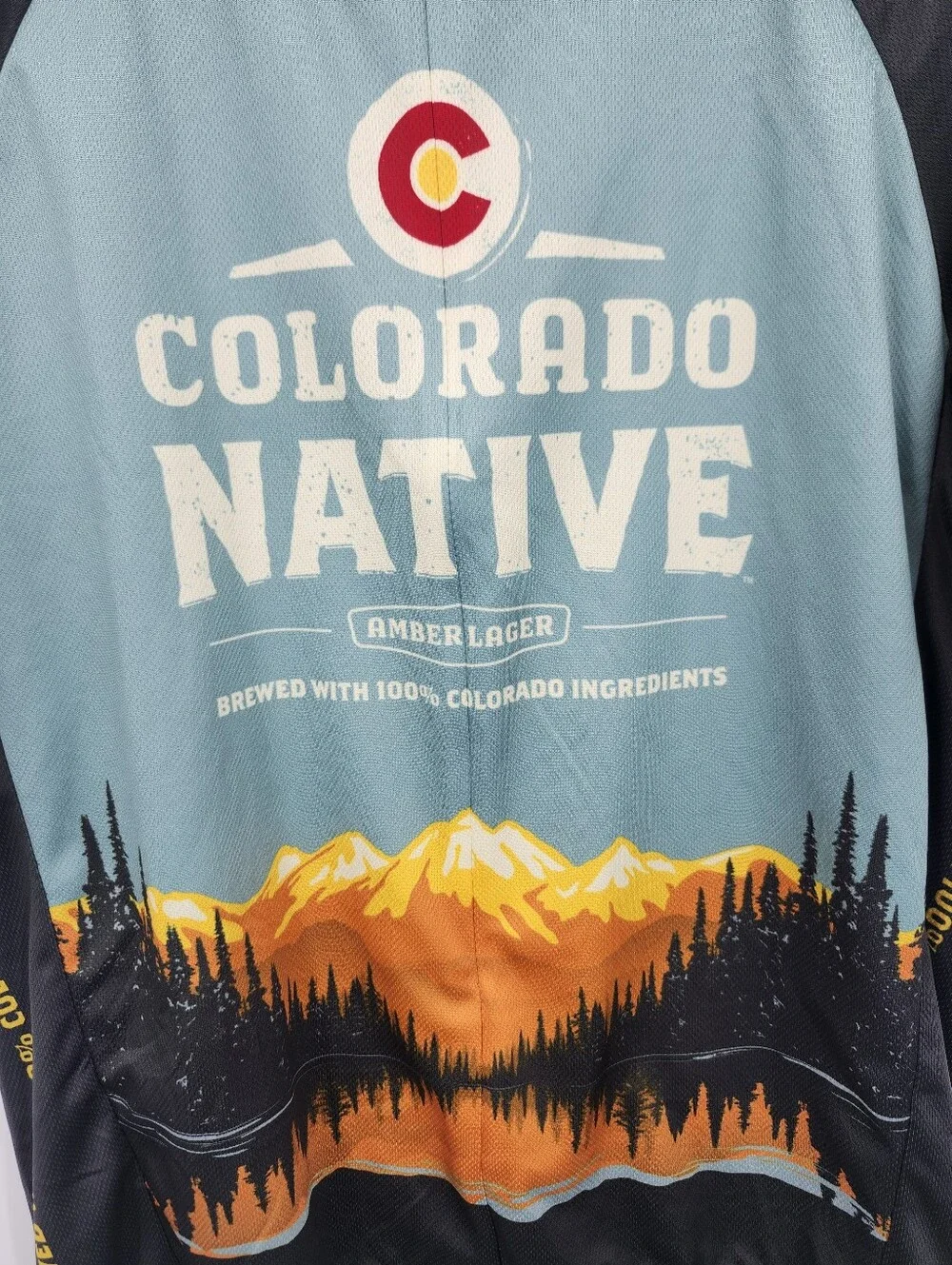 Primal 3/4 Zip Cycling Jersey Colorado Native Lager men's SZ L